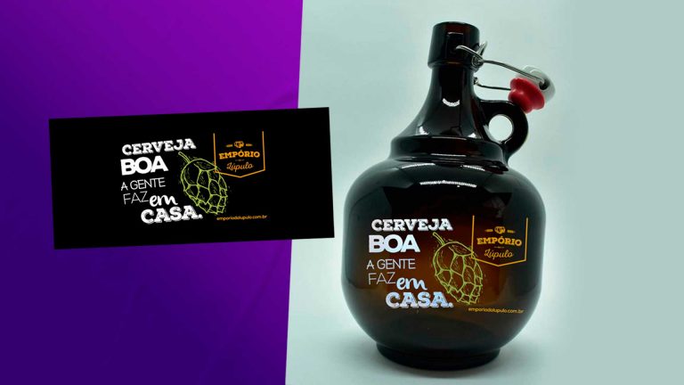 Visual para rótulos de growler