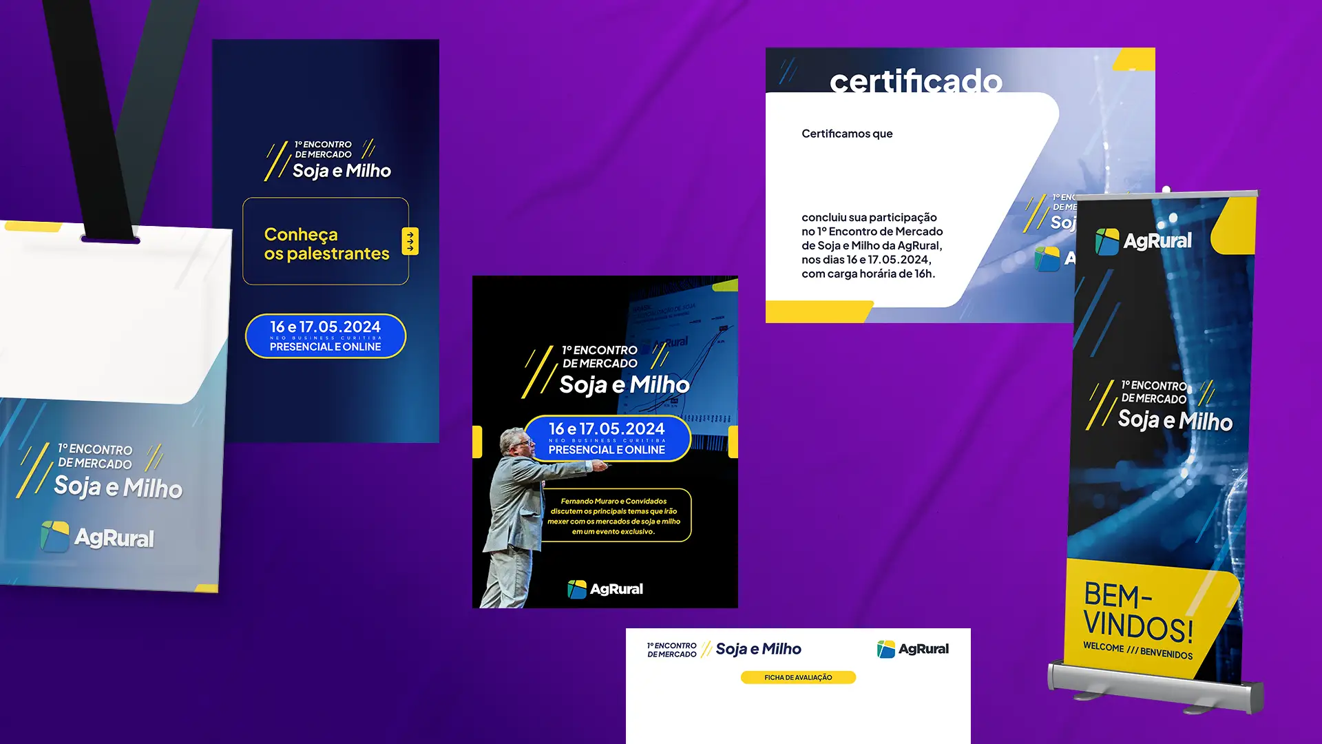 Designer Freelancer para identidades de eventos corporativos