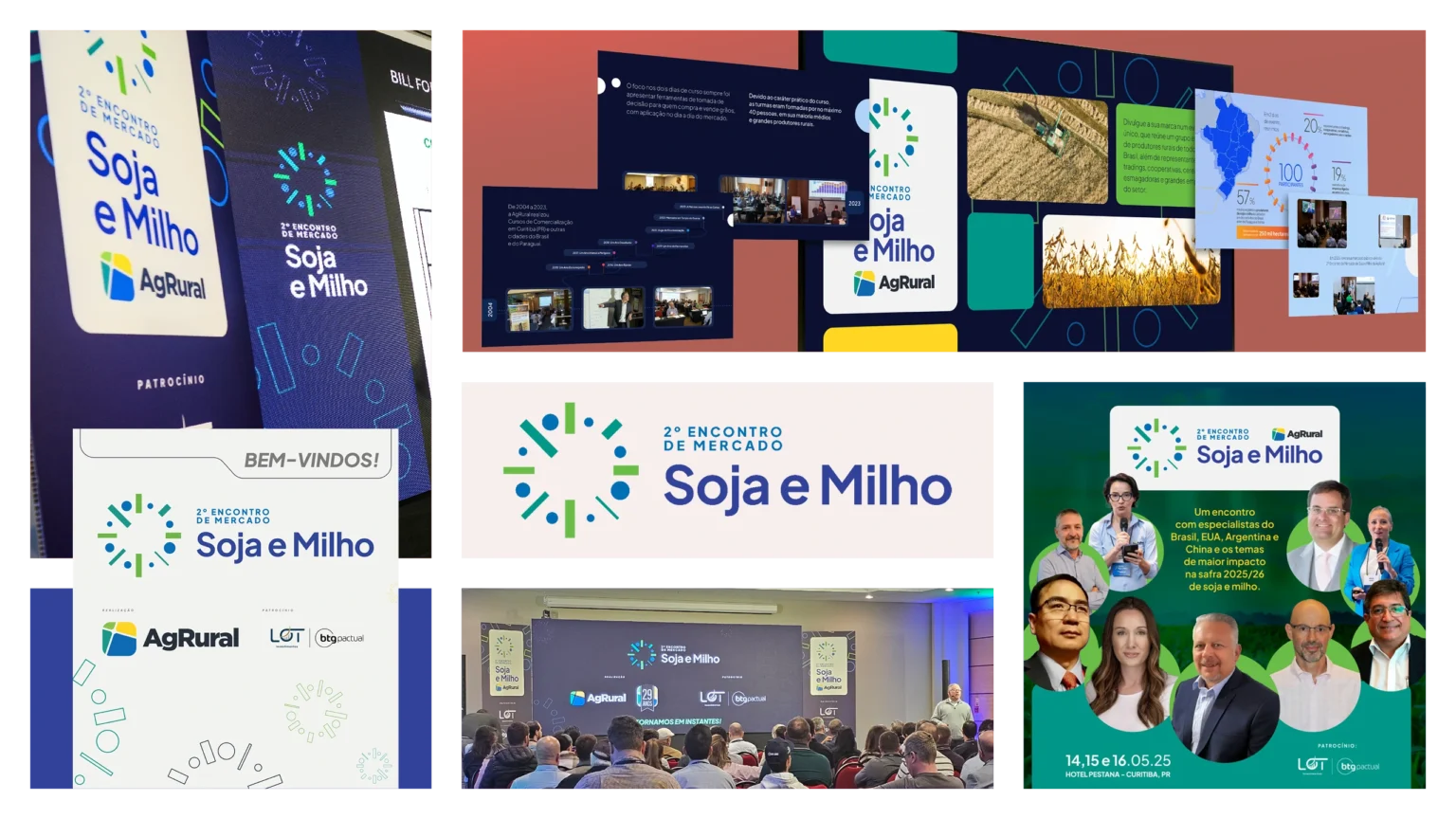 Identidade visual para eventos do mercado agro e economia