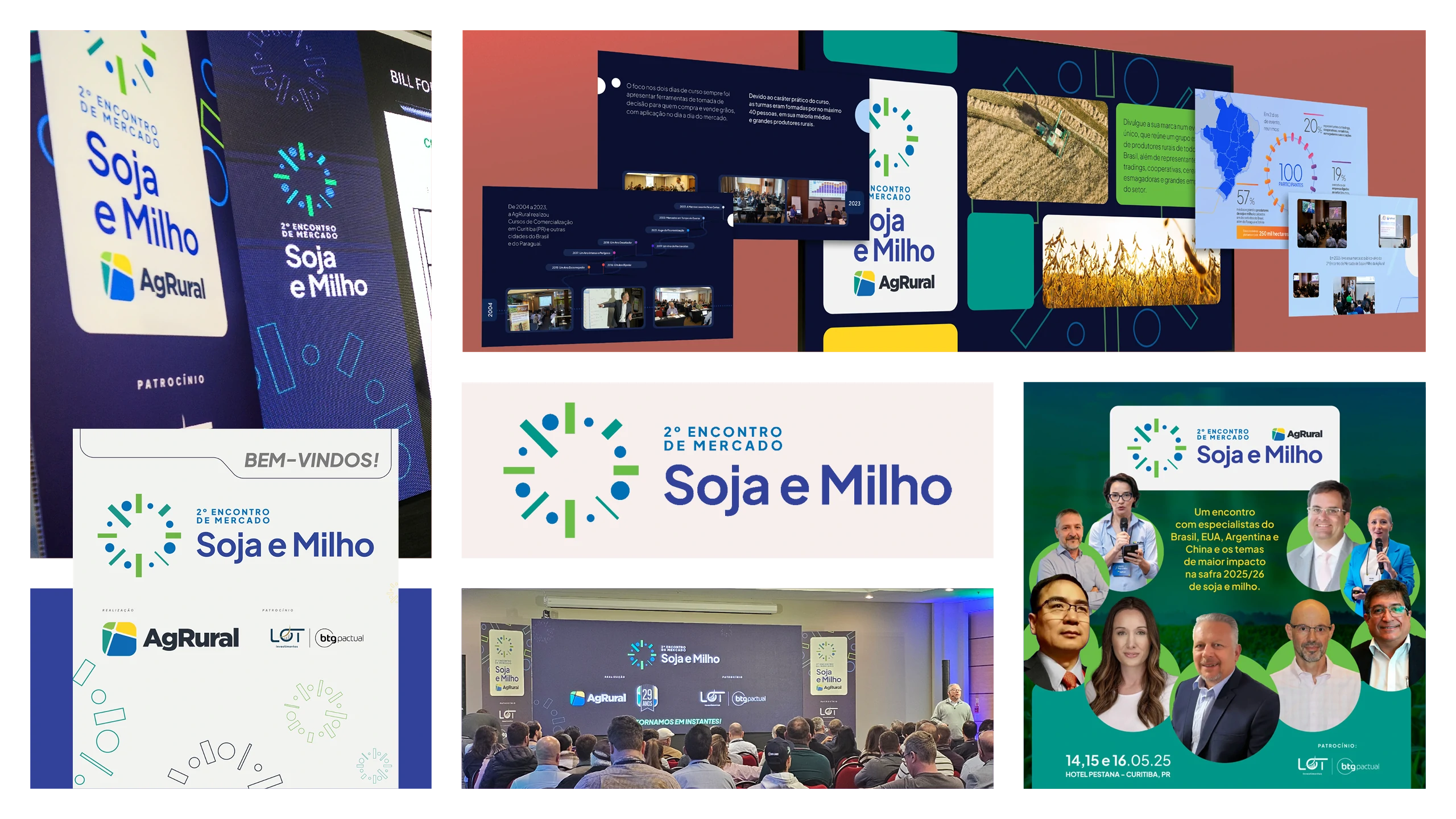 Identidade visual para eventos do mercado agro e economia