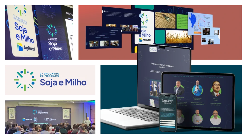 exemplos de trabalhos em design para eventos e convencoes