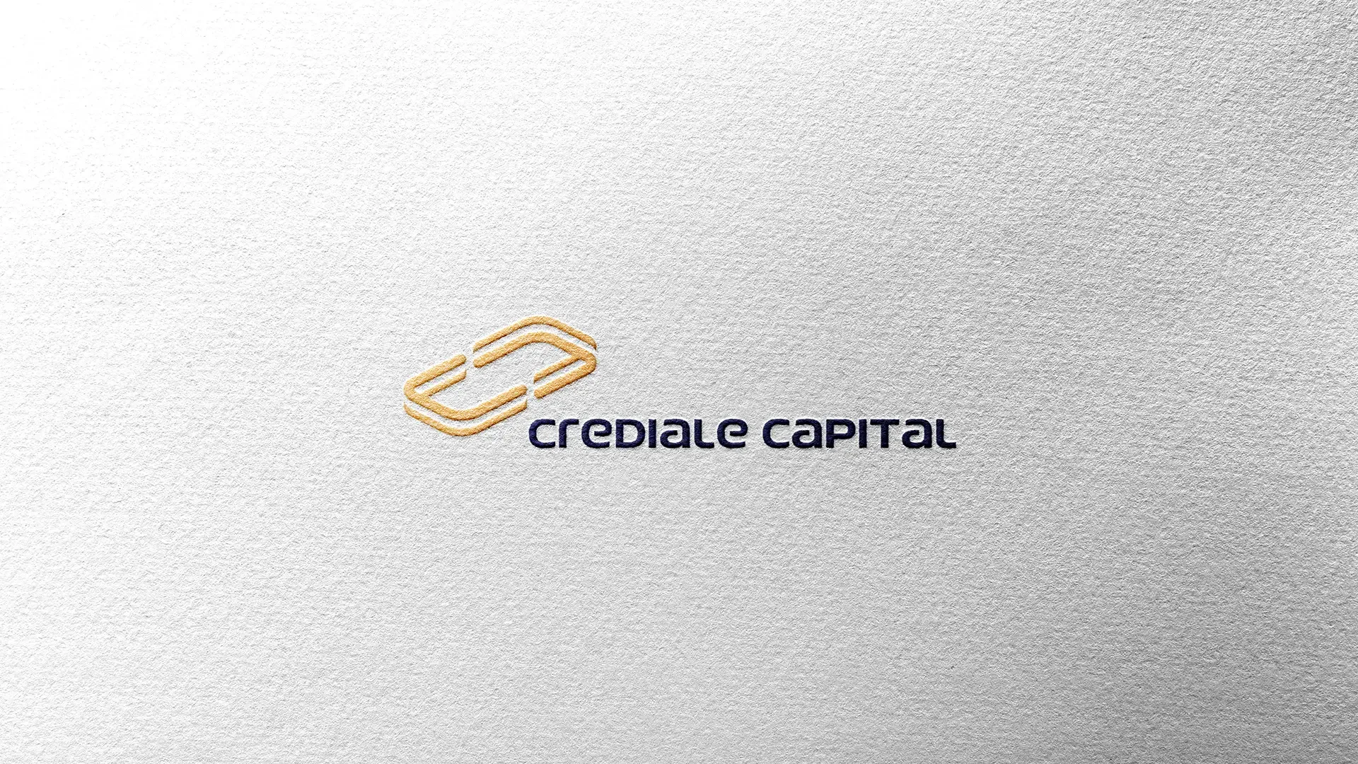 Exemplo de marca criada por designer profissional para empresas de serviços financeiros