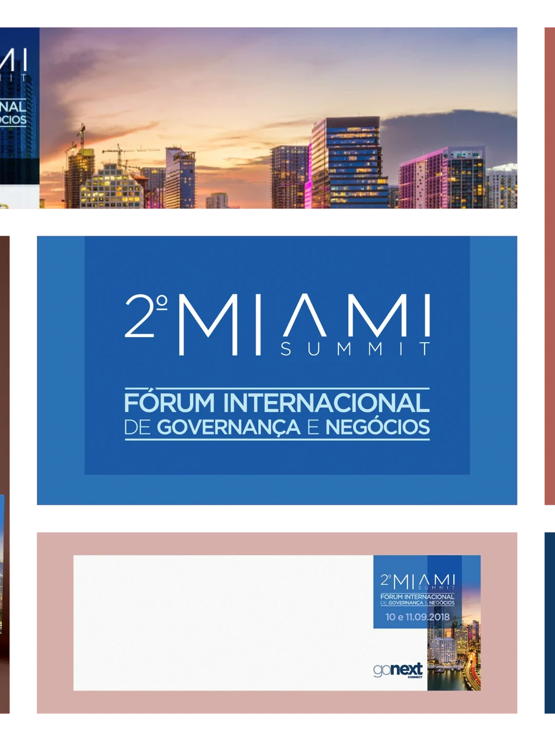 Identidade Visual para eventos de comunicação corporativa e lideranças empresariais