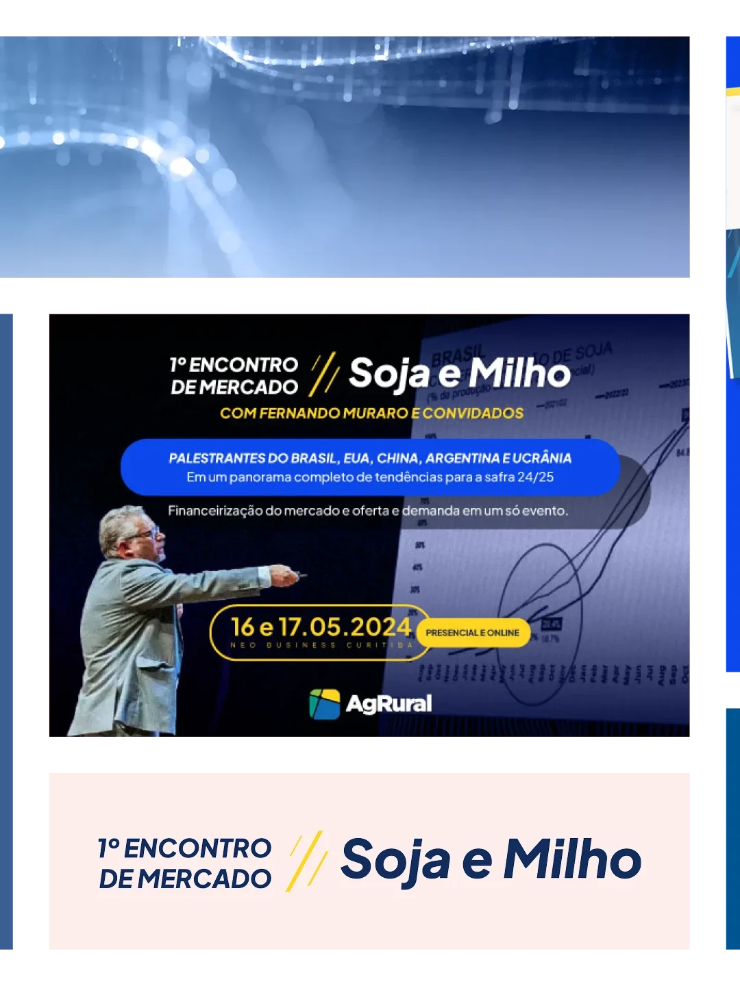 Design Gráfico para eventos de comunicação corporativa e lideranças empresariais