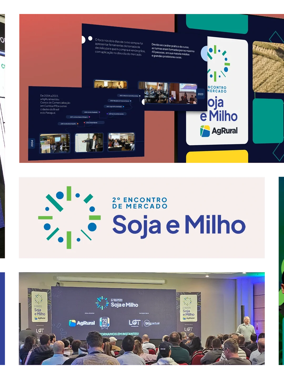 Identidade visual para eventos do mercado agro e economia