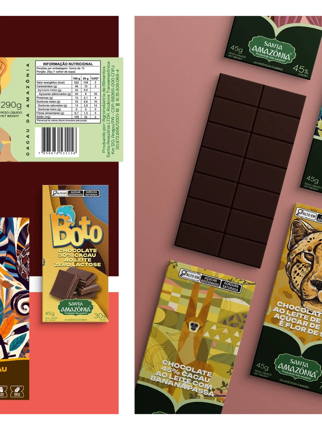 Design Gráfico: Design de Embalagens para fabricante de chocolates